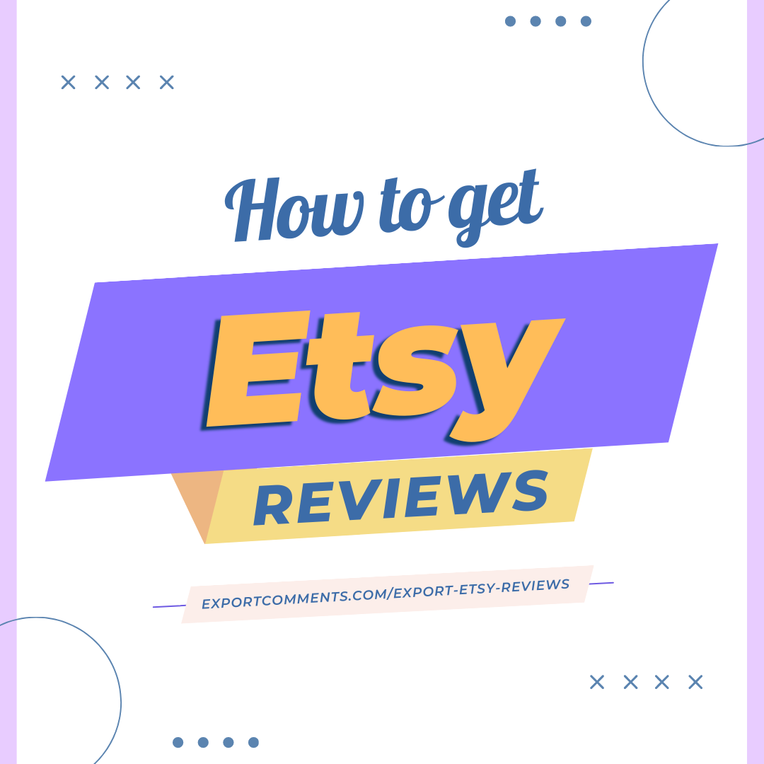How to export Etsy Reviews